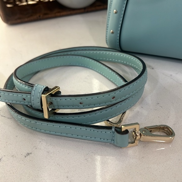 Kate Spade Light Blue Satchel. EUC - Picture 8 of 16
